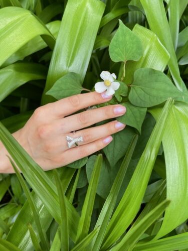 レディースアクセサリー アルファベットリング イニシャルリング スワロフスキー シルバー