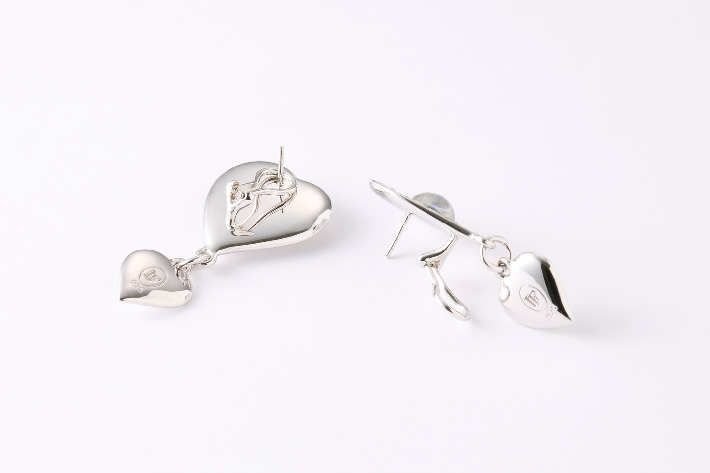 ピアス レディース アクセサリー シルバーピアス 揺れる 大ぶり 金属アレルギー対応 スワロフスキー
