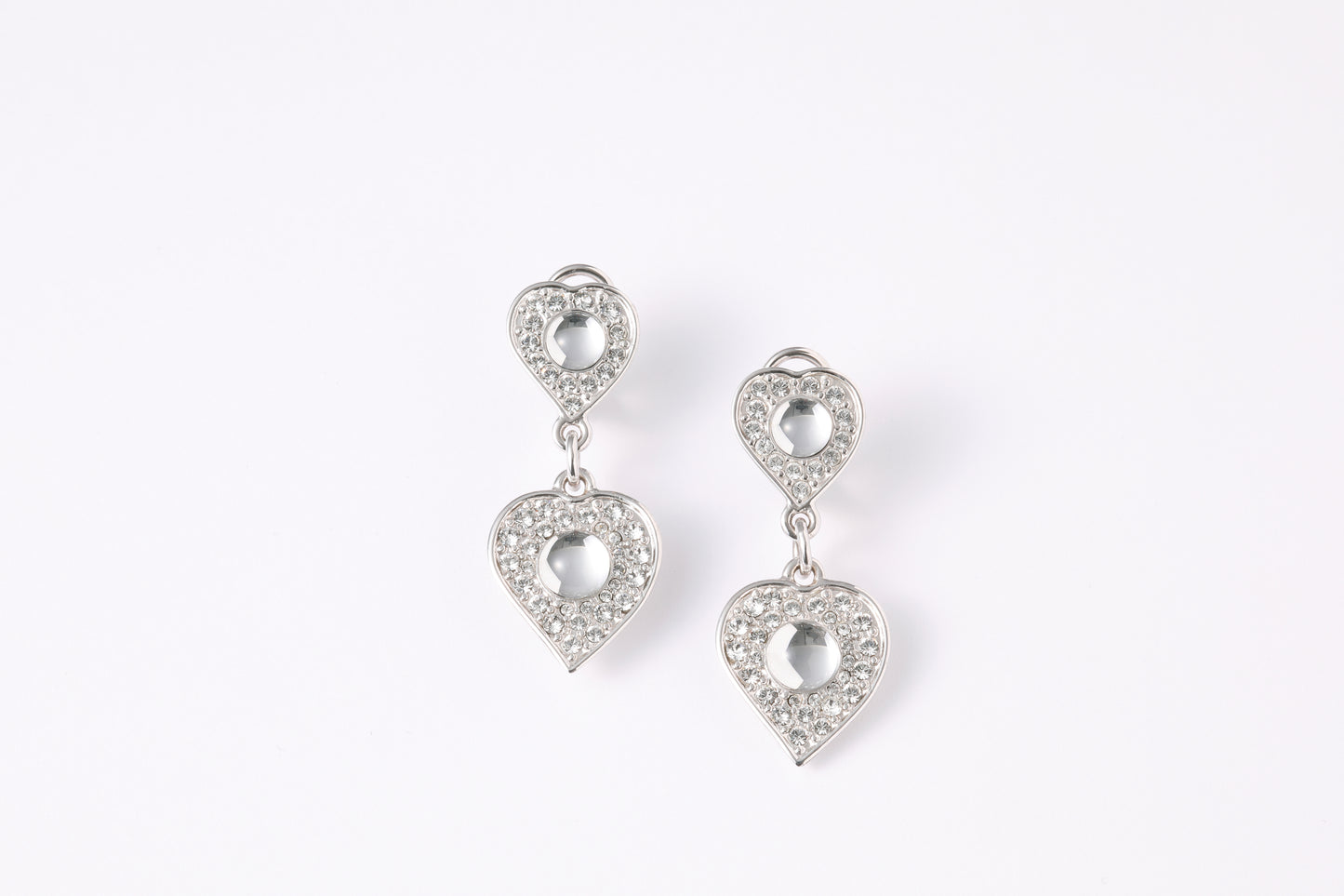 ピアス レディース アクセサリー 女性 ハート スワロフスキー クリスタル スターリングシルバー シルバー925